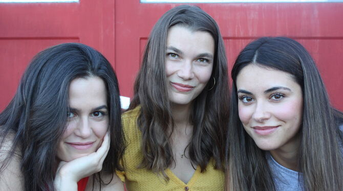 Donia Grolli, Eva Hofius und Melina Gonçalves (von links) sind The Melikas.