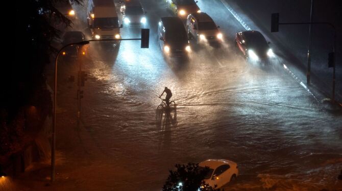 Hochwasser in Istanbul