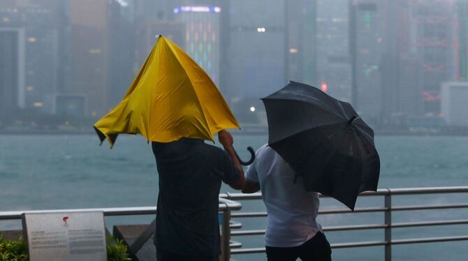 Taifun »Saola« - Hongkong