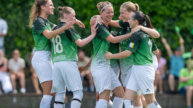 Ob die Sondelfinger Frauen auch in der neuen Landesliga-Saison häufig Grund zum Jubeln haben?