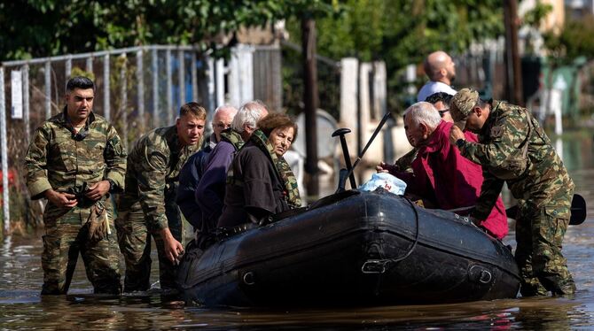 Starke Unwetter in Griechenland