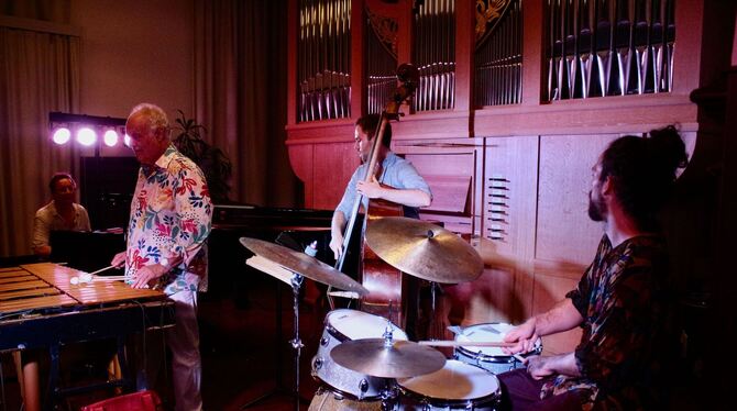 Zum Finale jazzten David Friedman und das Stefan Schöler Trio gemeinsam