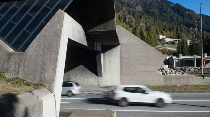 Gotthard-Tunnel in der Schweiz