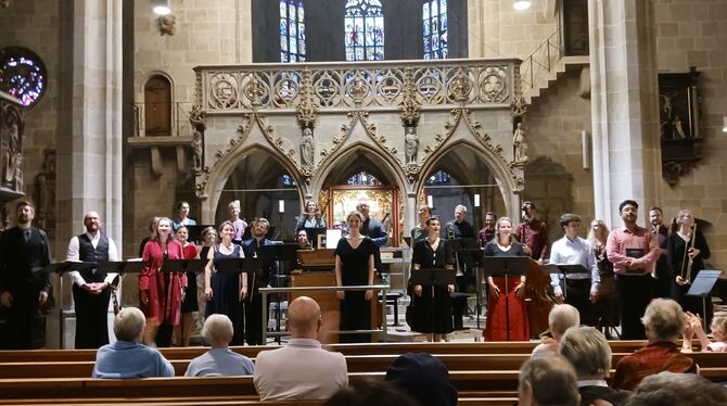 Die jungen Musiker bewährten sich bei der Aufführung von Händels dramatischem Oratorienstoff.