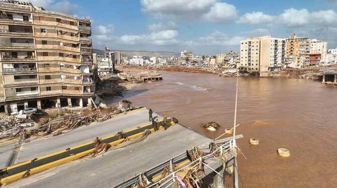 Unwetter-Katastrophe in Libyen