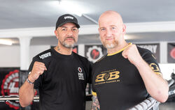 Arbeiten künftig zusammen: der ehemalige Reutlinger Profi-Boxer Björn Blaschke und Steve Ludwig, Inhaber der Fight Factory.