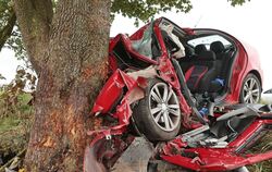 Autofahrer fährt gegen Baum und stirbt