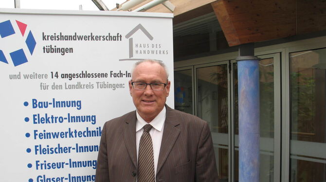 Rüdiger Strobel, ehemaliger Geschäftsführer der Kreishandwerkerschaft Tübingen, wird am Freitag, 15. September, 70 Jahre alt.