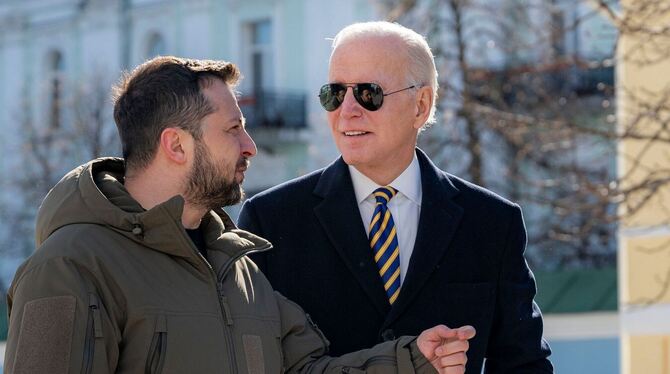 Selenskyj mit Biden