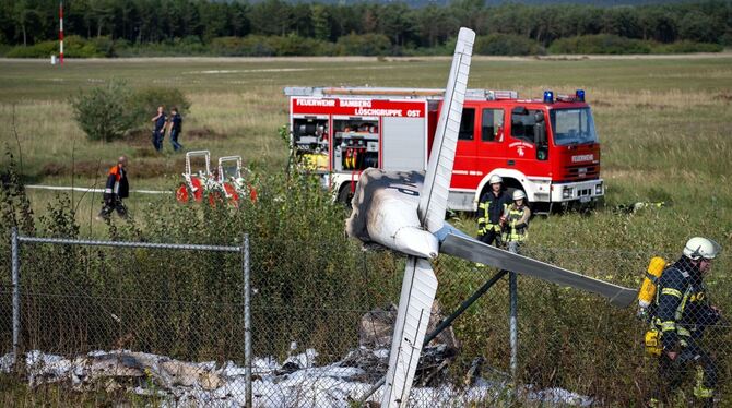 Kleinflugzeug in Bamberg abgestürzt