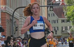 Frauensiegerin Eva Dieterich. 