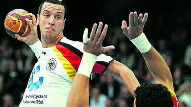 Der Hamburger Pascal Hens könnte mal ein Führungsspieler in der deutschen Nationalmannschaft werden. 
FOTO: AP