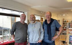 Albrecht Andres (von links), Dieter Krug und Michael Löcke sind drei der Gründungsmitglieder der neuen Eninger Kultur-Initiative