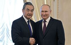 Wladimir Putin und Wang Yi