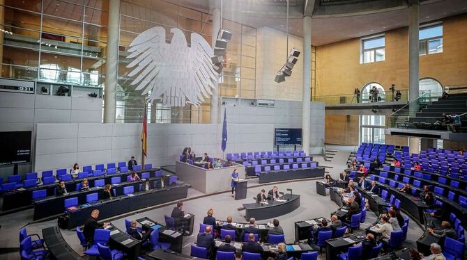 Sitzung des Bundestags zum Thema Klimaschutzgesetz