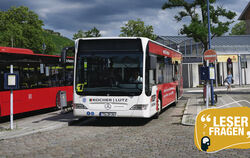 Vom Metzinger Bahnhofsvorplatz fahren Busse ab. Aber nicht in die  Reutlinger Innenstadt. 
