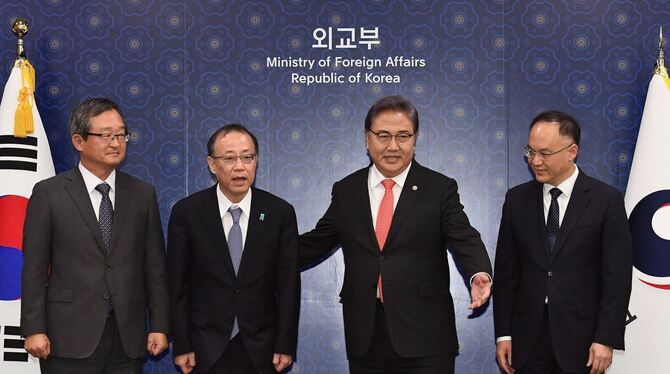 Außenministertreffen zwischen Südkorea, Japan und China in Seoul