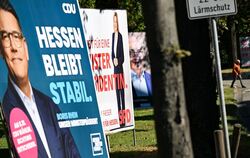 Landtagswahl Hessen - Wahlplakate