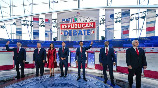 Wahlen in den USA: Fernsehdebatte Republikaner