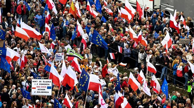 »Marsch der Million Herzen« in Polen