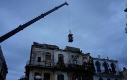 Teileinsturz eines Wohnhauses in der Altstadt von Havanna