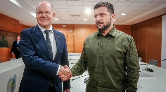 Scholz und Selenskyj Scholz und Selenskyj