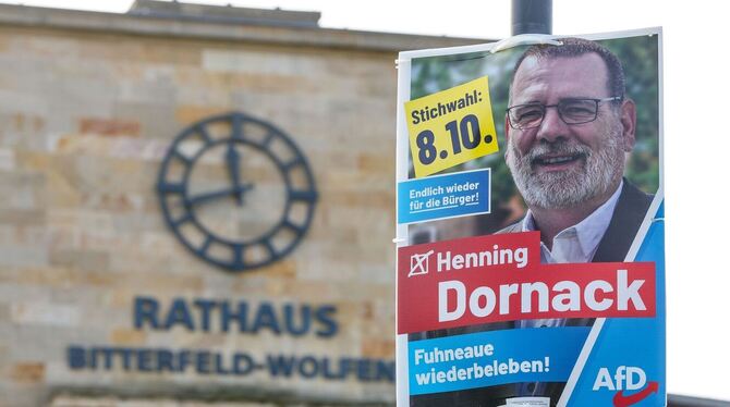 Vor der OB-Stichwahl in Bitterfeld-Wolfen Vor der OB-Stichwahl in Bitterfeld-Wolfen