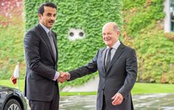 Emir von Katar trifft Kanzler Scholz
