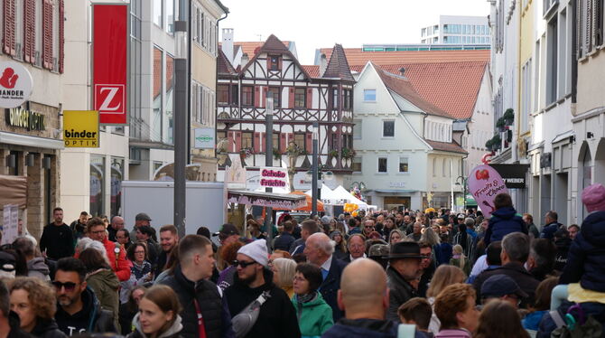 Dichtes Gedränge gab es beim gestrigen 23. Sicherheitstag erst am Nachmittag, nach Abflauen der Regengüsse.