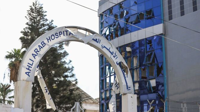 Nahostkonflikt - Krankenhaus in Gaza-Stadt