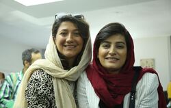 Iranische Journalistinnen Hamedi und Mohammadi