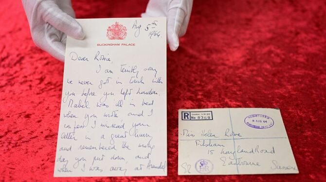 Brief von Queen Elisabeth II.