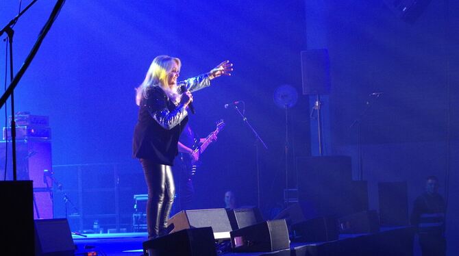 Bonnie Tyler bei ihrem Auftritt in Balingen.