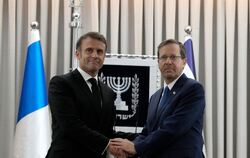 Frankreichs Präsident Macron in Israel