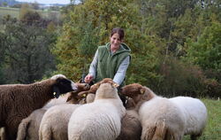 Annika Schlageter und ihre Schafe
