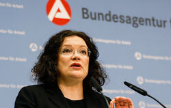  Andrea Nahles, Vorstandsvorsitzende der Bundesagentur für Arbeit. 