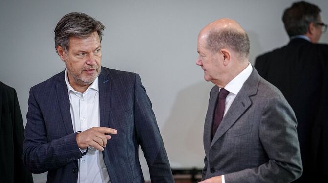 Olaf Scholz und Robert Habeck Olaf Scholz und Robert Habeck