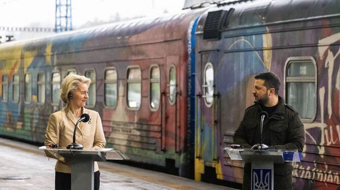 Ursula von der Leyen in Kiew Ursula von der Leyen in Kiew