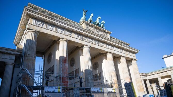 Baugerüst am Brandenburger Tor