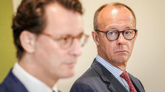 Hendrik Wüst und Friedrich Merz