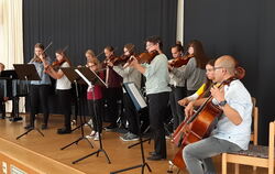 Das Streicherensemble der Musikschule Metzingen wird in deren Jahreskonzert Werke von David Blackwell und Henry Purcell spielen.