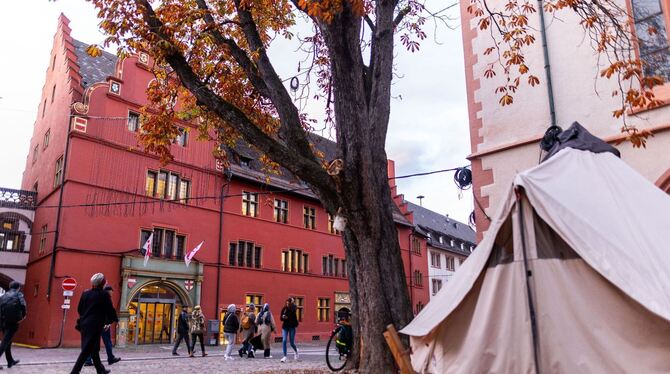 Demonstration »Klimacamp retten« in Freiburg