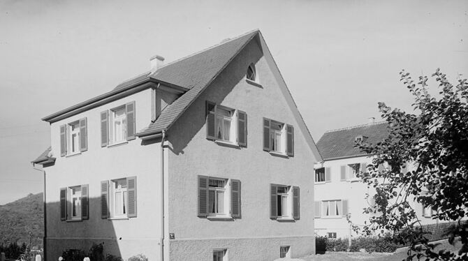 Immobilie  der Baugenossenschaft Pfullingen aus den 1930er-Jahren: Wer (er-)kennt sie?