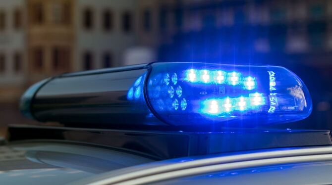 Polizeifahrzeug - Blaulicht