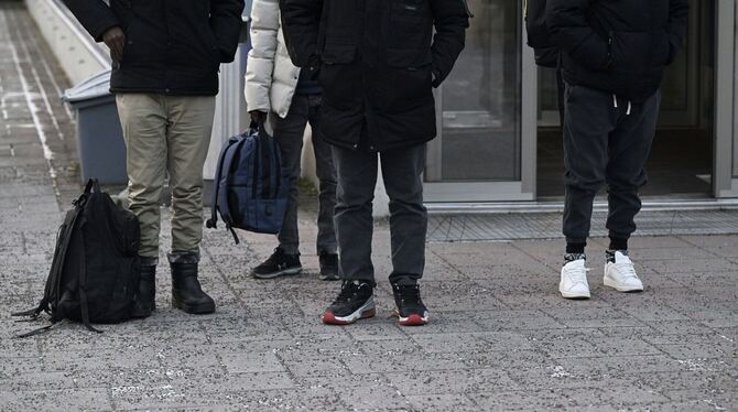 Asylbewerber an der Grenze von Russland und Finnland