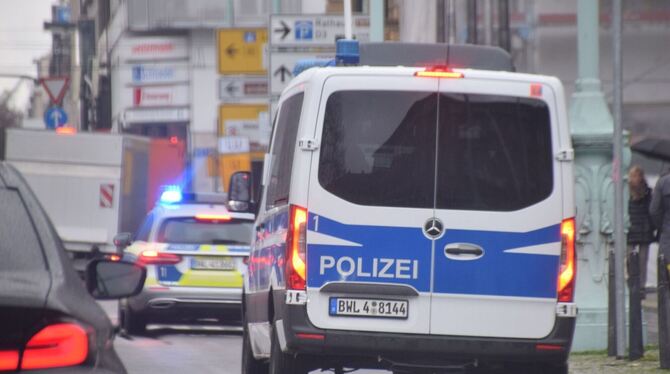 Großeinsatz der Polizei in Mannheim