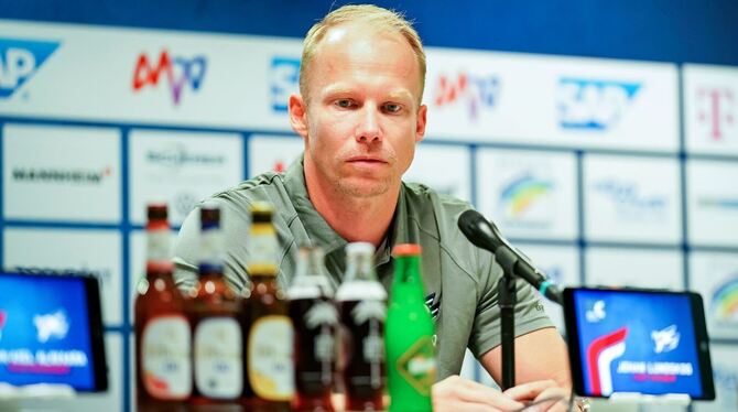 Adler Mannheims Trainer Johan Lundskog