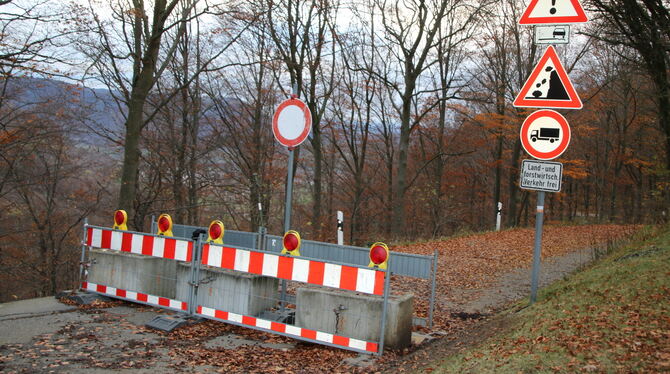 Keine Durchfahrt von der Alb nach Dettingen, daran wird sich nichts ändern: Die Gemeinde öffnet den Gemeindeverbindungsweg aus f