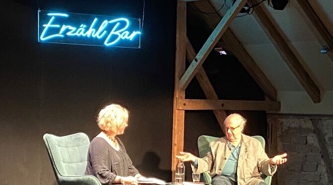 Vincent Klink im Gespräch mit Pia Fruth.