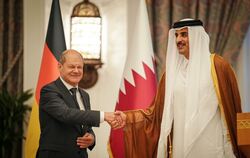 Olaf Scholz und der Emir von Katar